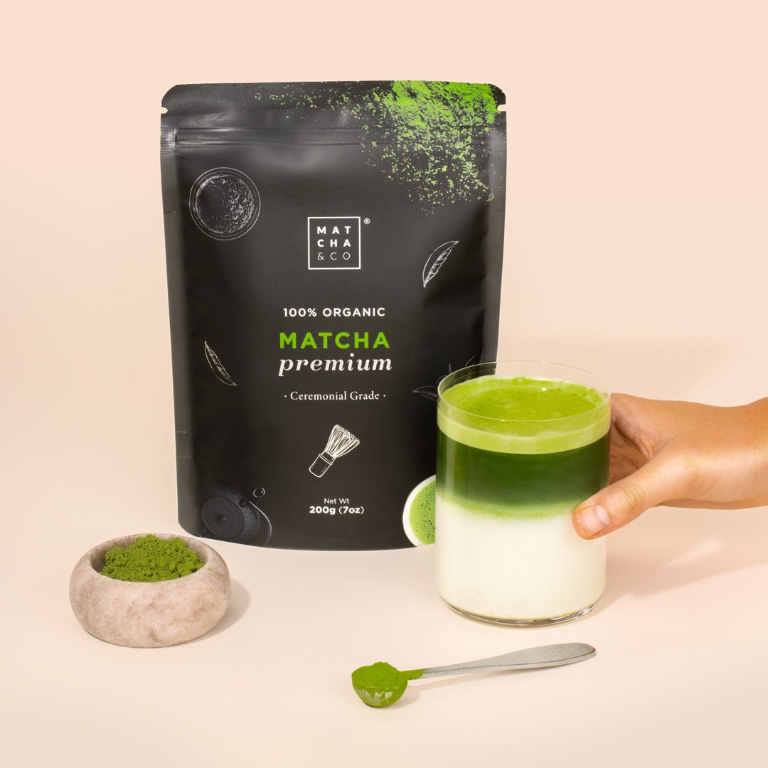 Matcha & Co Premium — latte glacé